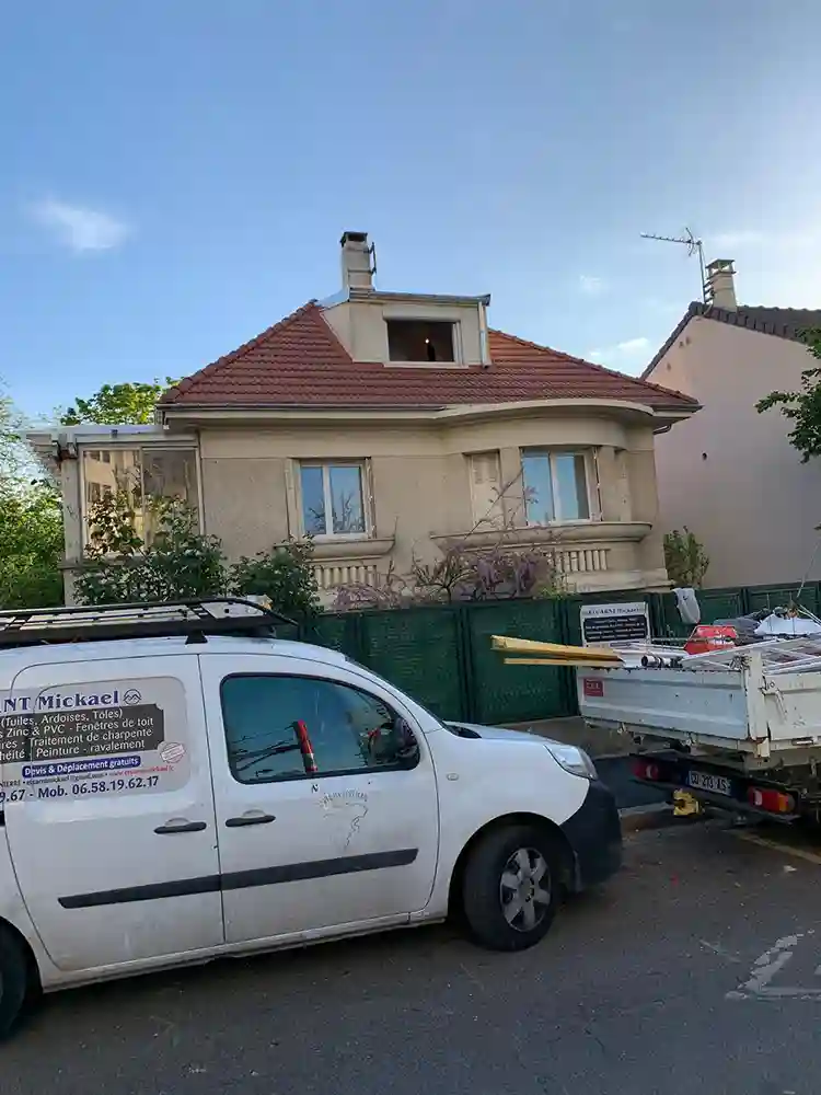 Toiture à 4 pan Nanterre 92000